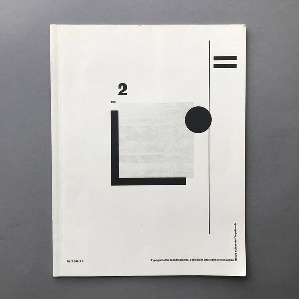 TM/SGM/RSI Nr.2 1992 (Typografische Monatsblätter)