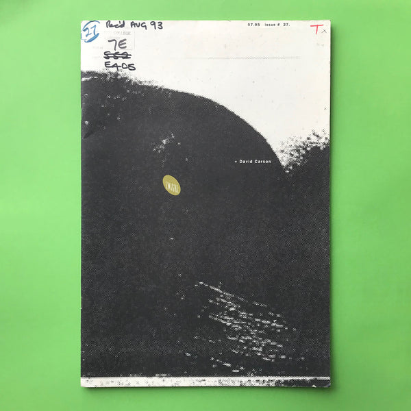 Emigre Issue #27 (David Carson)