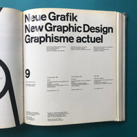 Neue Grafik / New Graphic Design / Graphisme actuel (Near complete set, Issues 2 to 17/18)