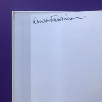Lawrence Weiner - Turning Some Pages (SIGNED)