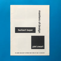 Masters of Design: Herbert Bayer / Piet Zwart