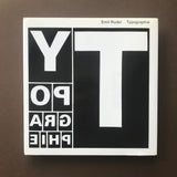 Typographie: A Manual of Design (Emil Ruder)