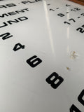 Salvaged 1960s tower block signage. Buy and sell vintage design posters with The Print Arkive. 