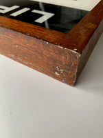 Salvaged 1960s tower block signage. Buy and sell vintage design posters with The Print Arkive. 