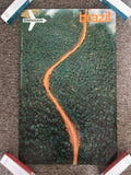 Swissair Brazil (1972 Airview Poster)
